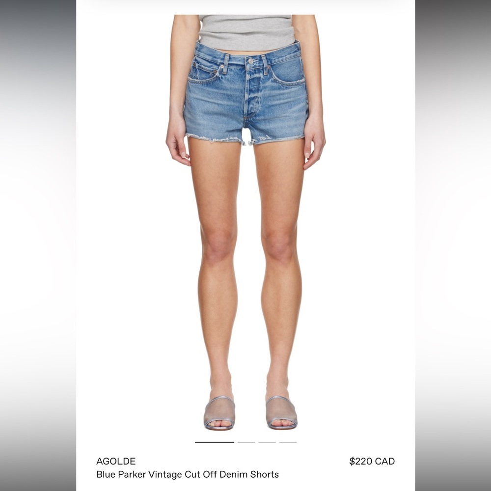Agolde Parker shorts size 31